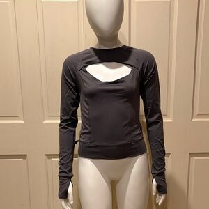 TALA Women's Long Sleeve Cutout Workout Active Athleisure Top with Thumbholes